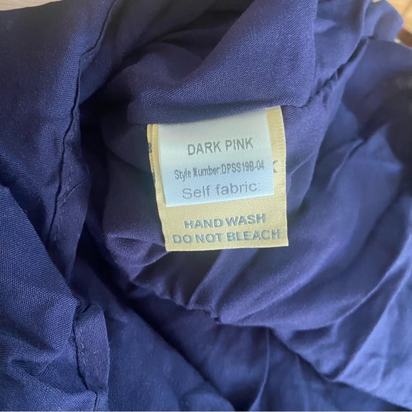 Dark Pink London Blue Flora Fringe - Picture 12 of 13